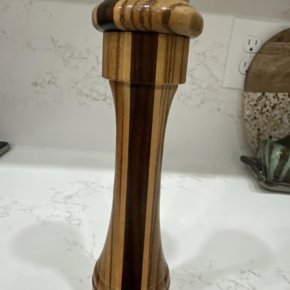 Wooden Pepper Mill 9” tall